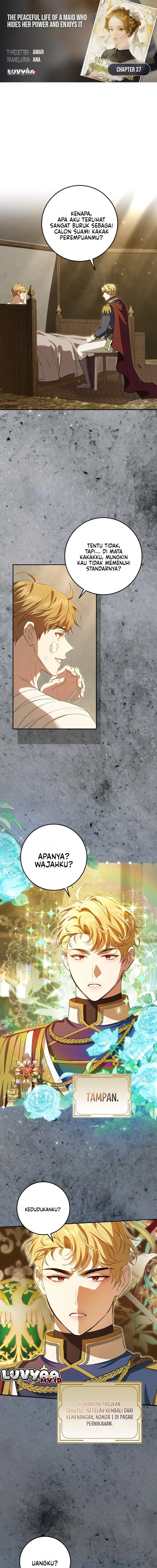 The Peaceful Life of a Maid Who Hides Her Power and Enjoys It Chapter 37 - Page 1
