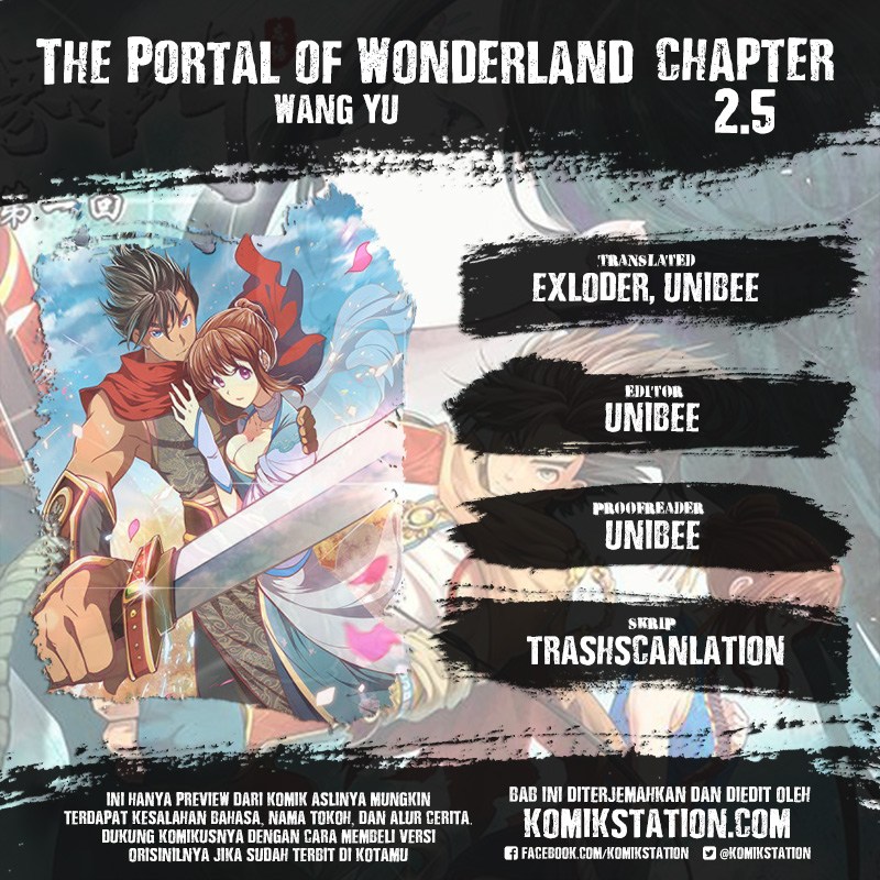 Baca The Portal of Wonderland - Chapter 2.5 halaman 1