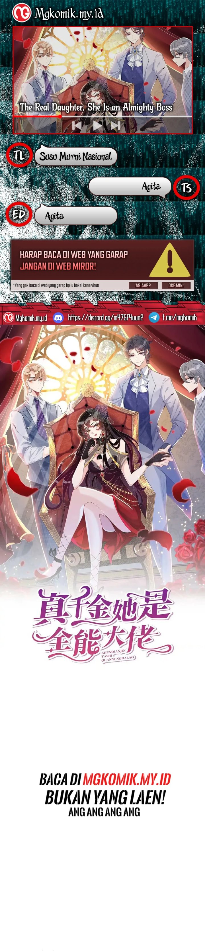 The Real Daughter, She Is an Almighty Boss Chapter 30 - Page 1