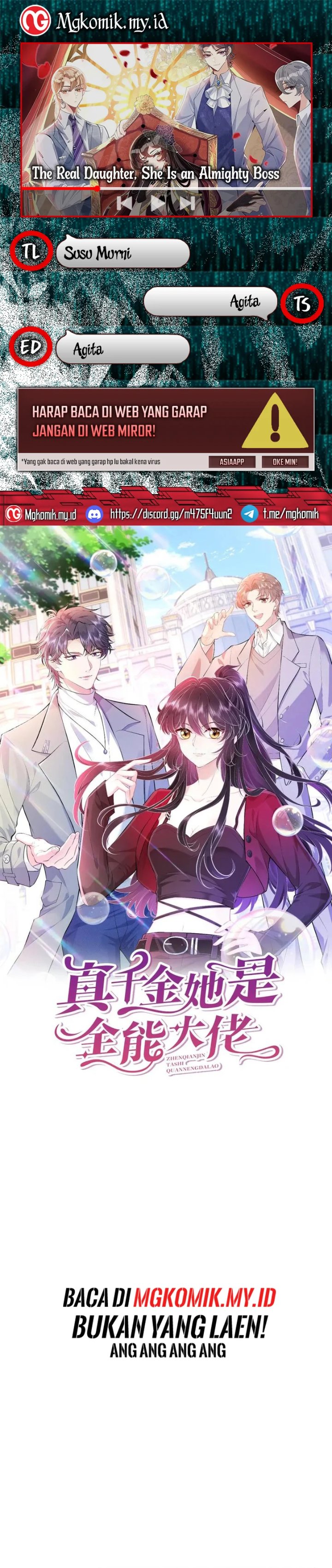 The Real Daughter, She Is an Almighty Boss Chapter 69 - Page 1