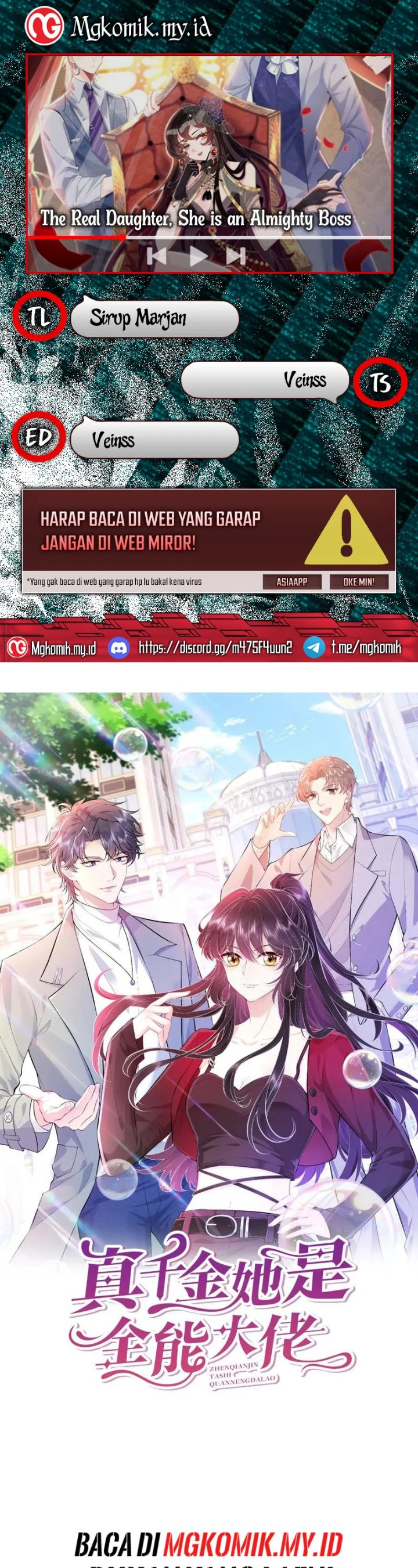 The Real Daughter, She Is an Almighty Boss Chapter 80 - Page 1