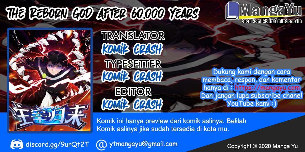Baca The Reborn God After 60.000 Years - Chapter 1 halaman 1