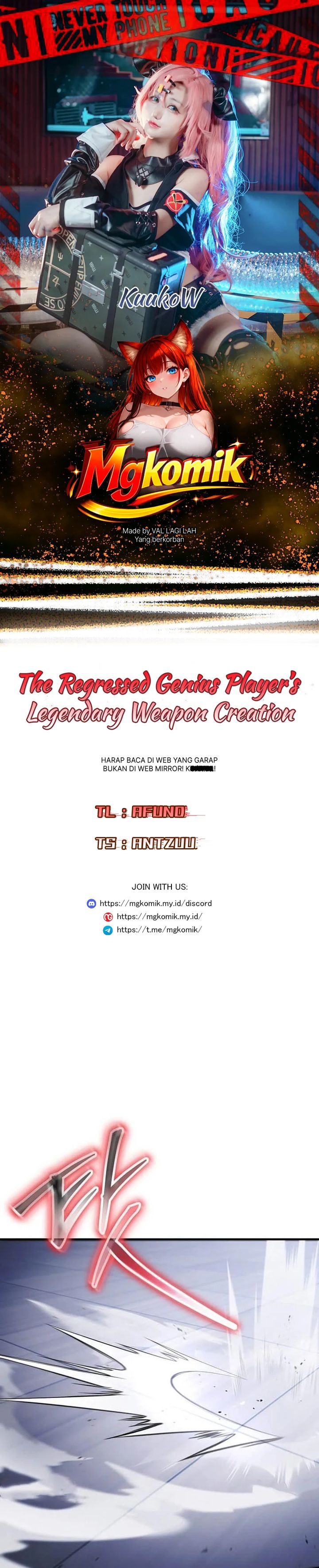 Baca The Regressed Genius Player's Legendary Weapon Creation - Chapter 75 halaman 1