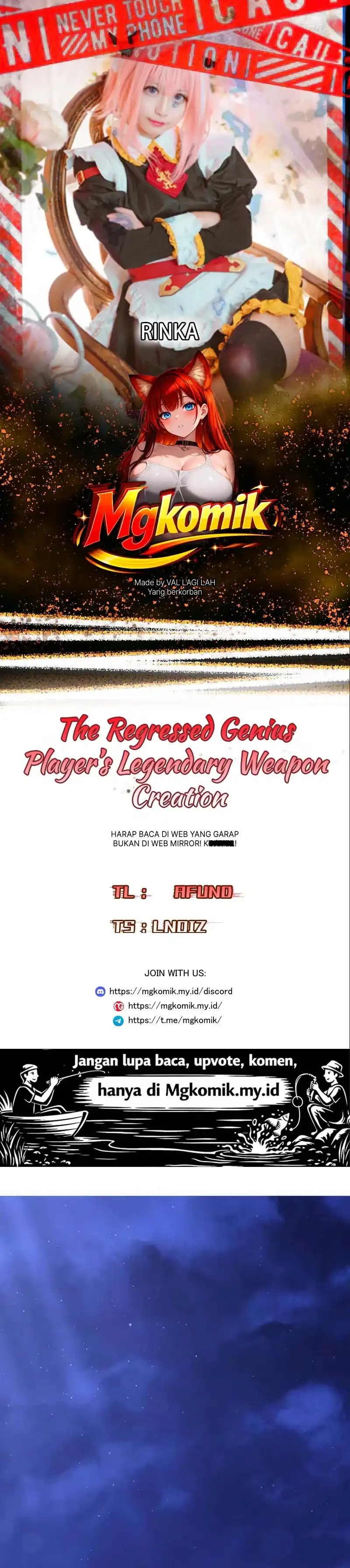 Baca The Regressed Genius Player's Legendary Weapon Creation - Chapter 77 halaman 1