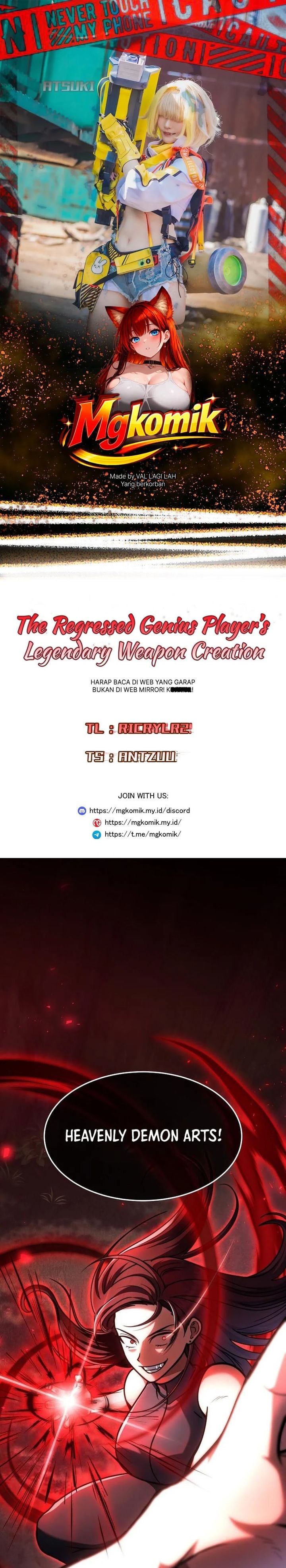 Baca The Regressed Genius Player's Legendary Weapon Creation - Chapter 86 halaman 1