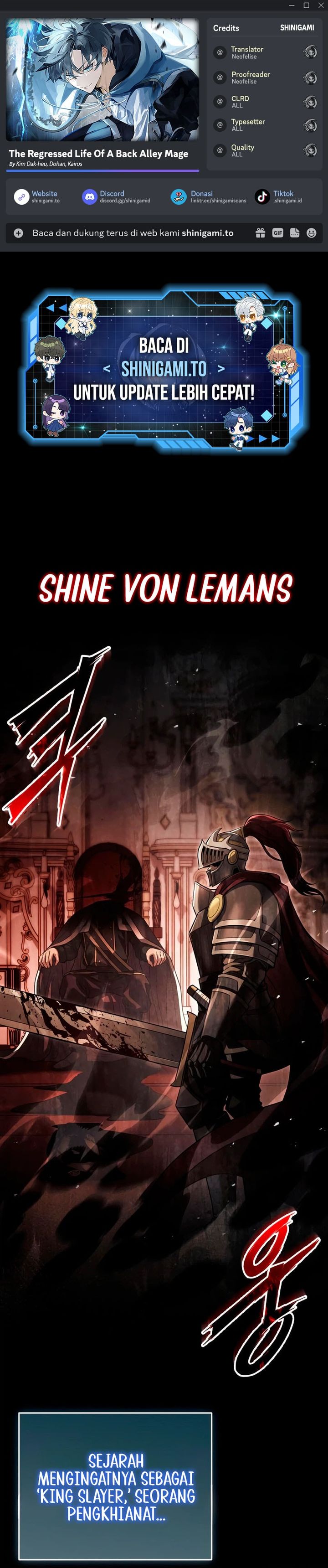 Baca The Regressed Life Of A Back Alley Mage - Chapter 46 halaman 1