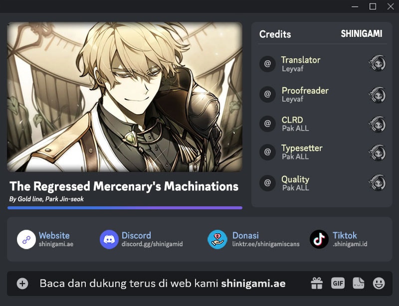 Baca The Regressed Mercenary’s Machinations - Chapter 89 halaman 1