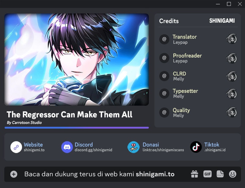 Baca The Regressor Makes Everything - Chapter 1 halaman 1