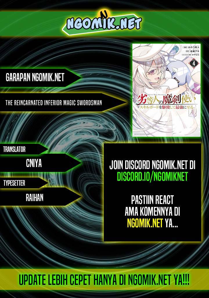 The Reincarnated Inferior Magic Swordsman Chapter 62.5 - Page 1