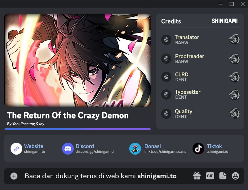 Baca Return of the Mad Demon Chapter 203 Bahasa Indonesia page 6