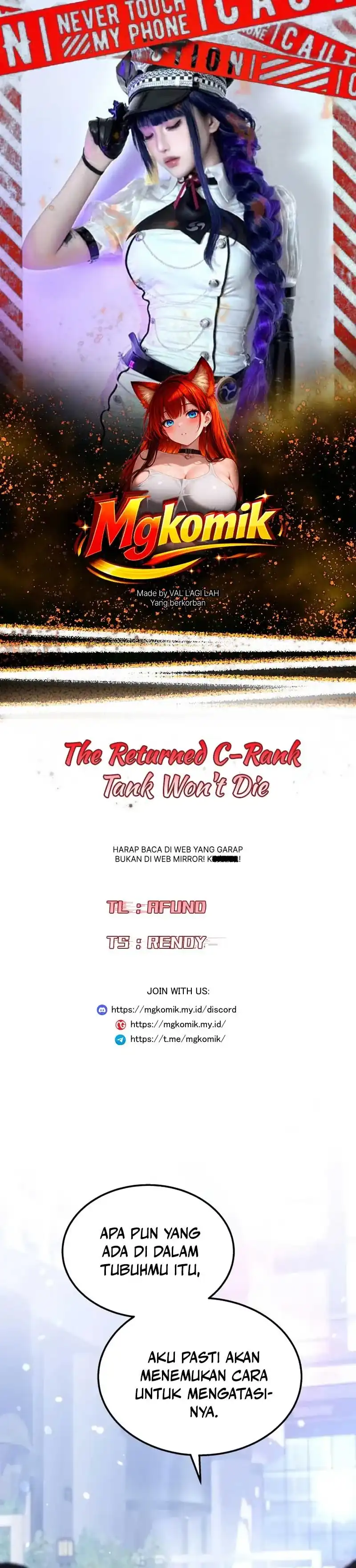 The Returned C-Rank Tank Won't Die! Chapter 65 - Page 1