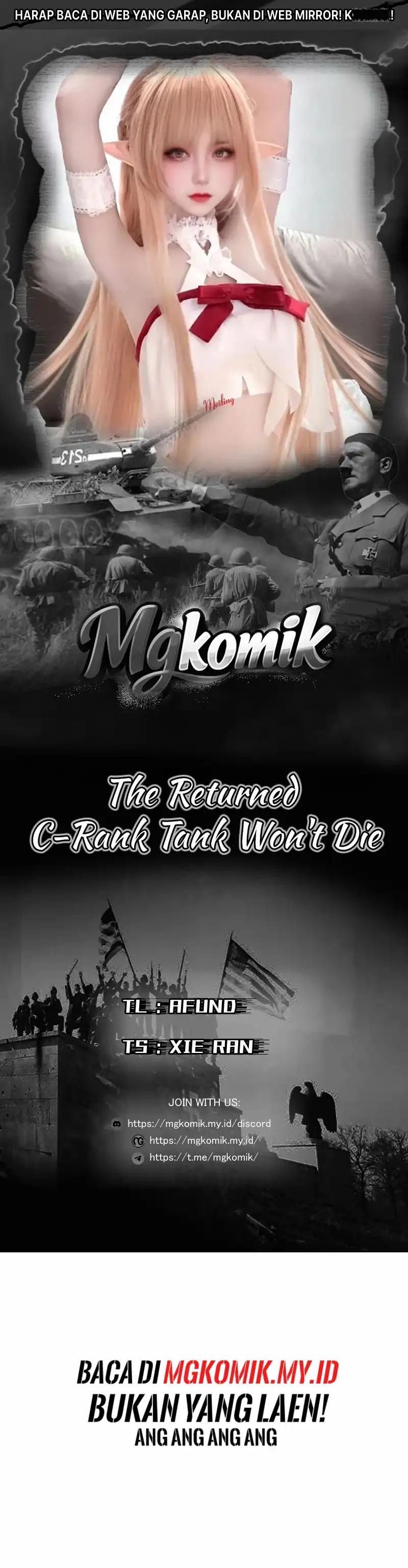 The Returned C-Rank Tank Won't Die! Chapter 70 - Page 1