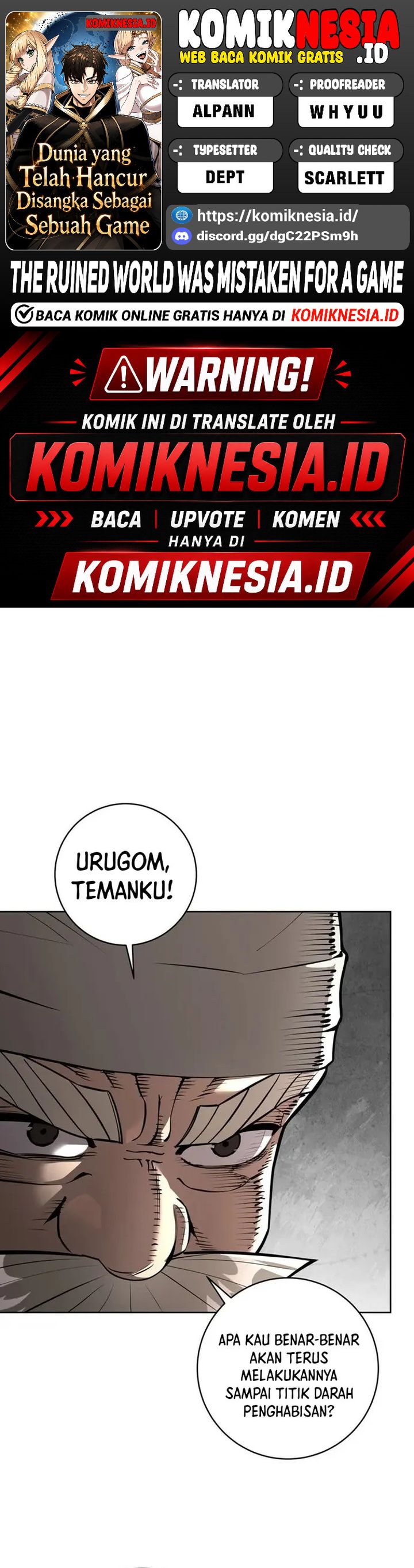 Baca The Ruined World Was Mistaken for a Game - Chapter 11 halaman 1