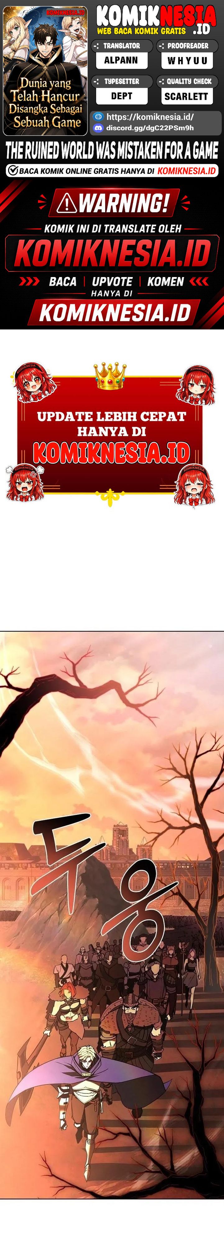 Baca The Ruined World Was Mistaken for a Game - Chapter 12 halaman 1