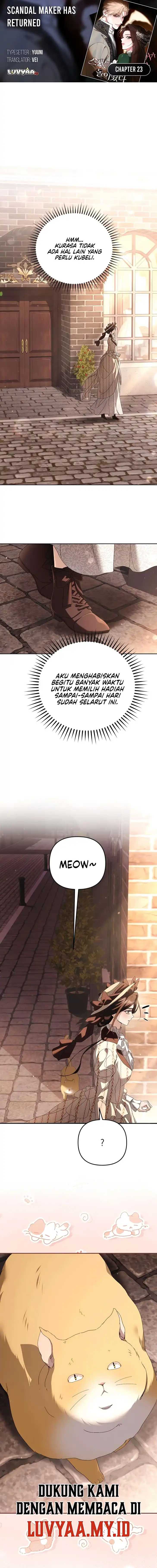 Baca The Scandal Maker Has Returned - Chapter 23 halaman 1