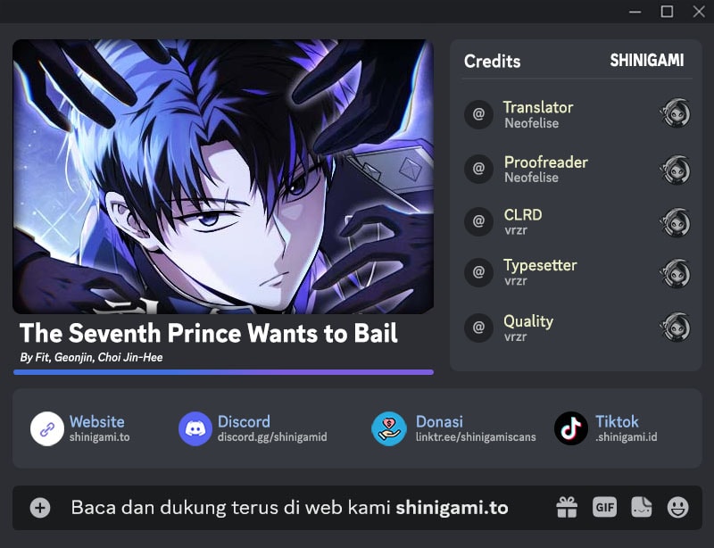 The Seventh Prince Wants to Bail Chapter 19 - Page 1