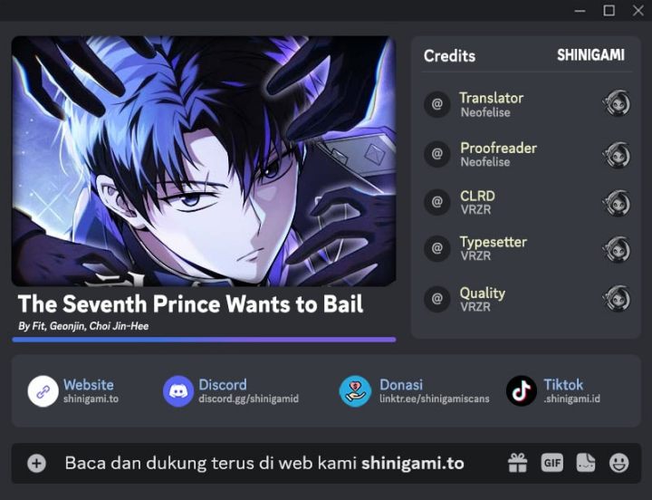 The Seventh Prince Wants to Bail Chapter 3 - Page 1