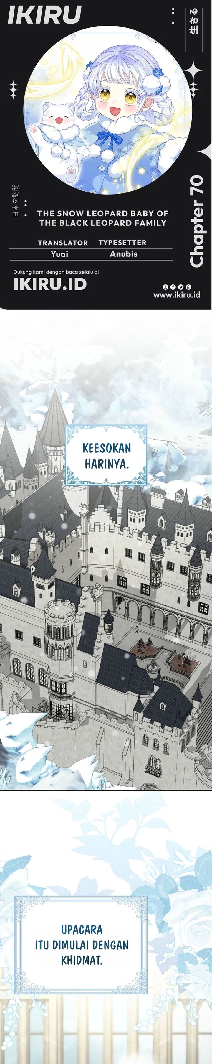 Baca The Snow Leopard Baby of the Black Leopard Family - Chapter 70 halaman 1
