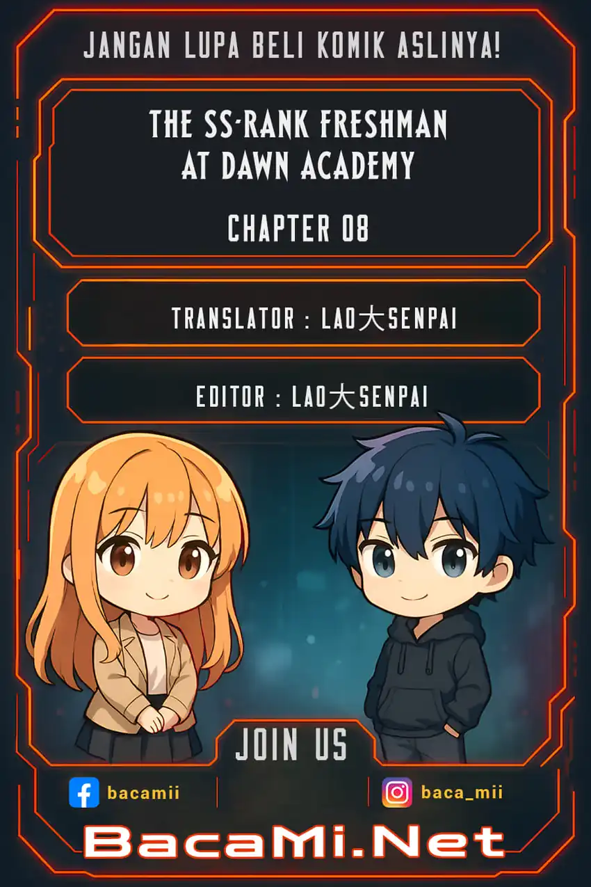 Baca The SS-Rank Freshman at Dawn Academy - Chapter 8 halaman 1