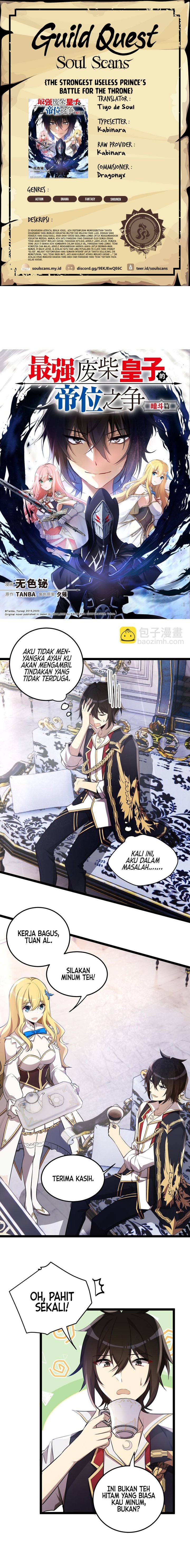Baca The Strongest Useless Prince’s Battle for The Throne - Chapter 21 halaman 1