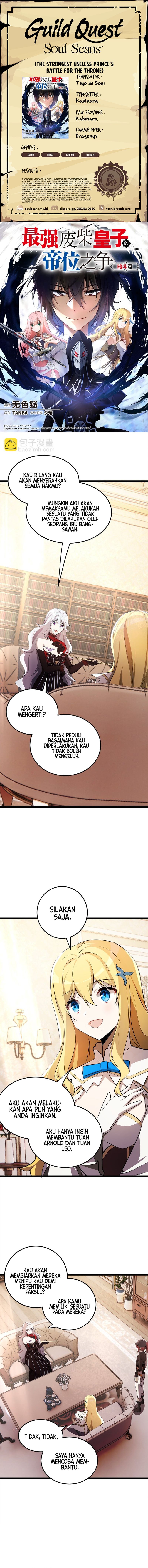 Baca The Strongest Useless Prince’s Battle for The Throne - Chapter 36 halaman 1