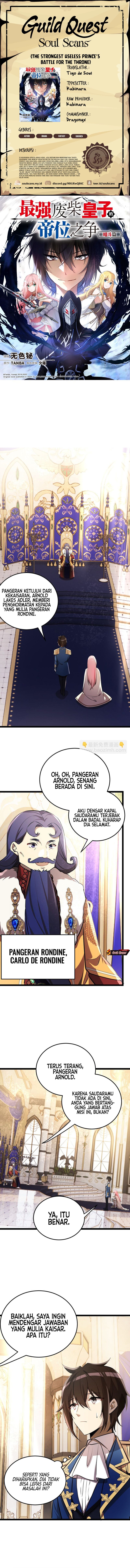 Baca The Strongest Useless Prince’s Battle for The Throne - Chapter 37 halaman 1