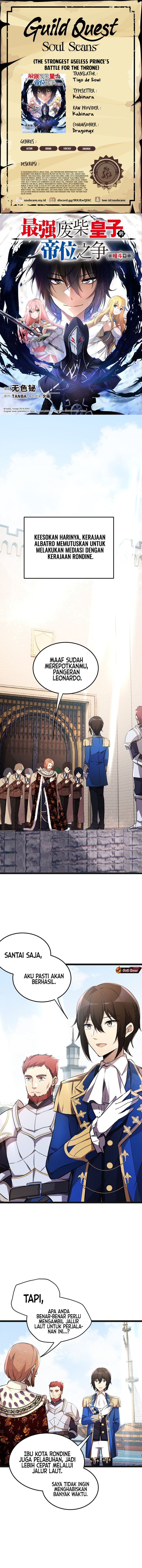 Baca The Strongest Useless Prince’s Battle for The Throne - Chapter 38 halaman 1