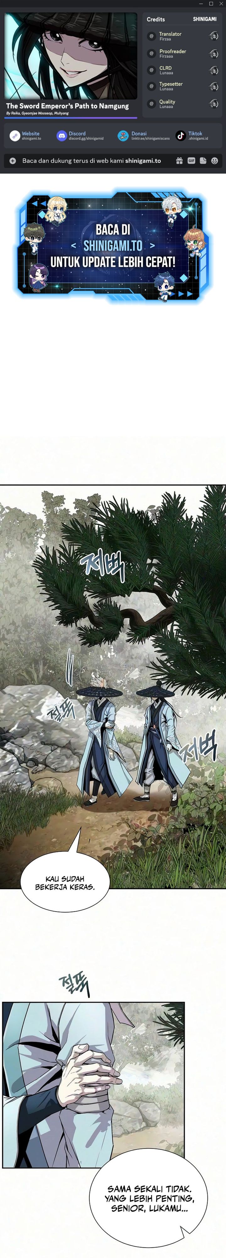 Baca The Sword Emperor’s Path To Namgung - Chapter 15 halaman 1