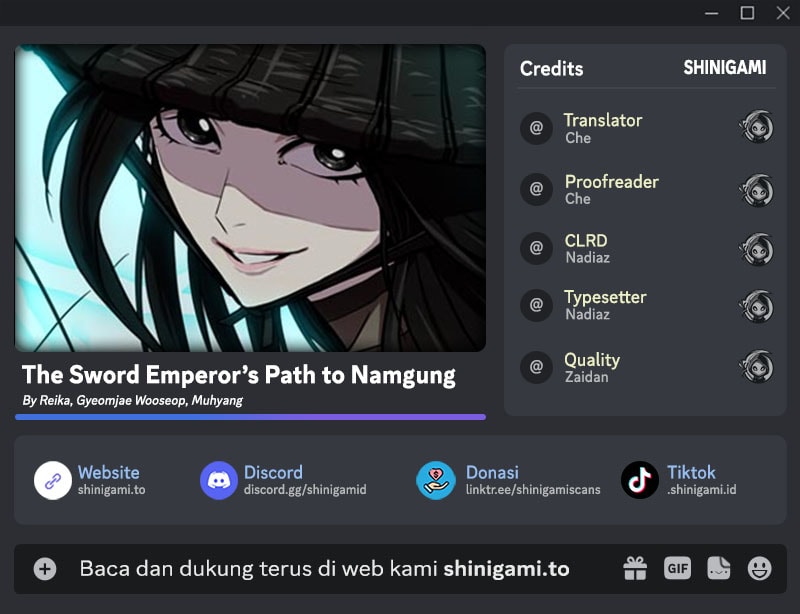 Baca The Sword Emperor’s Path To Namgung Chapter 20 Bahasa Indonesia page 6