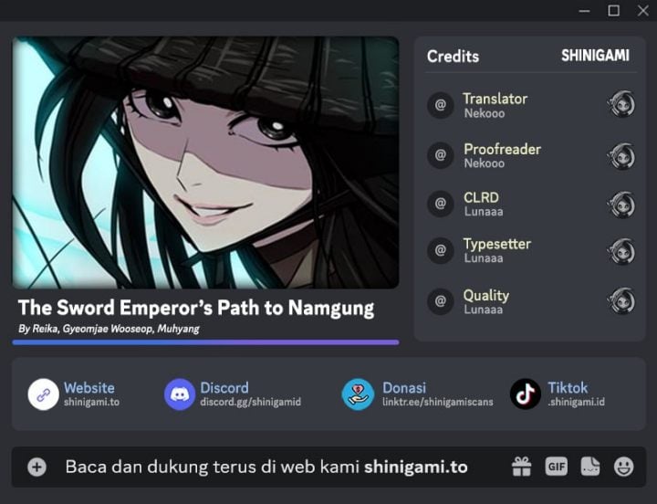 Baca The Sword Emperor’s Path To Namgung - Chapter 7 halaman 1