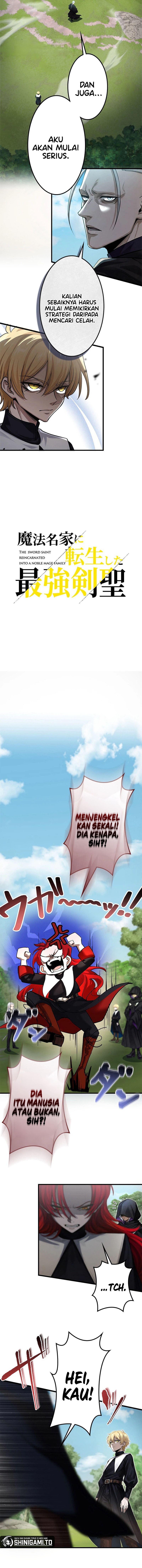Baca The Sword Saint Reincarnated Into A Noble Mage Family Chapter 11 Bahasa Indonesia page 12