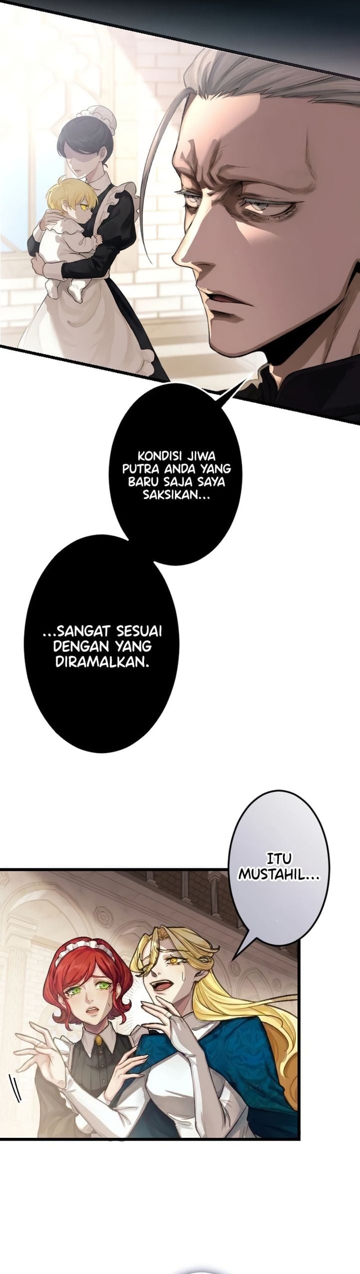 Baca The Sword Saint Reincarnated Into A Noble Mage Family Chapter 3 Bahasa Indonesia page 22