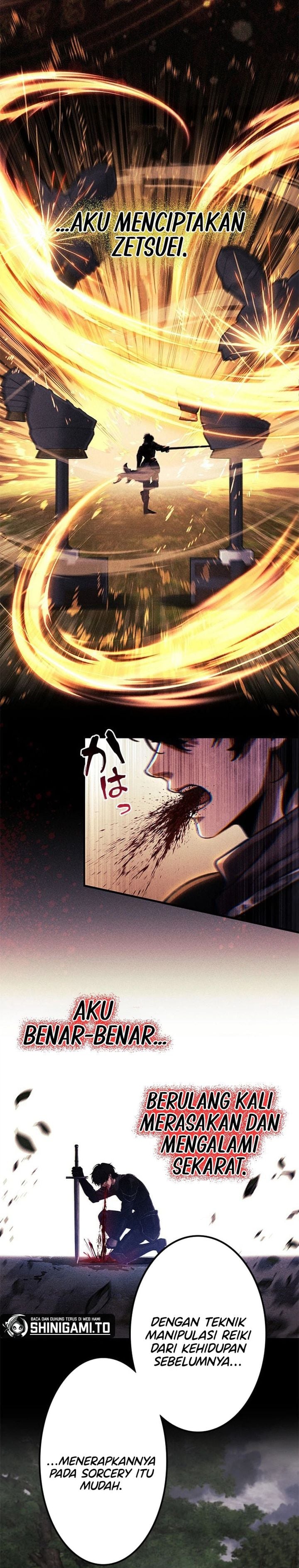 Baca The Sword Saint Reincarnated Into A Noble Mage Family Chapter 7 Bahasa Indonesia page 36