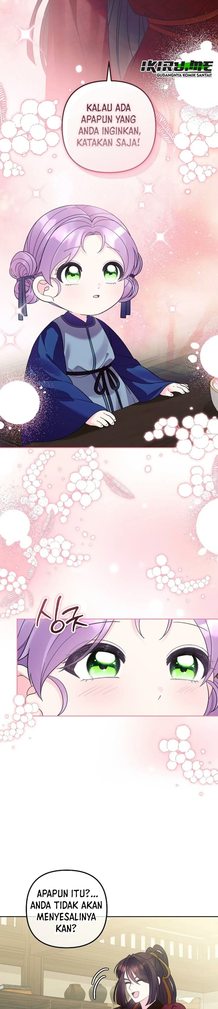 Baca The Terminally Ill Baby Healer Doesn’t Hide Her Genius Chapter 44 Bahasa Indonesia page 42