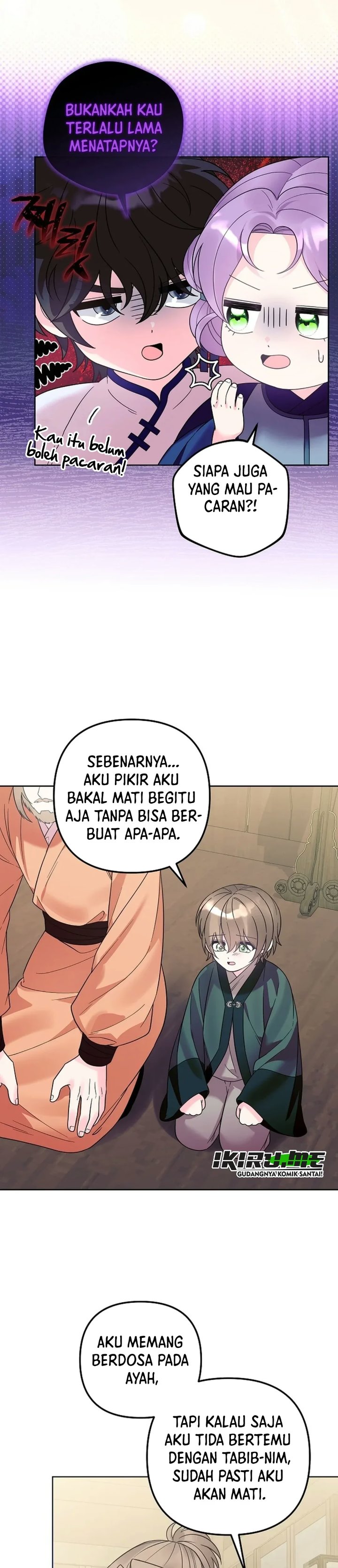 Baca The Terminally Ill Baby Healer Doesn’t Hide Her Genius Chapter 44 Bahasa Indonesia page 54