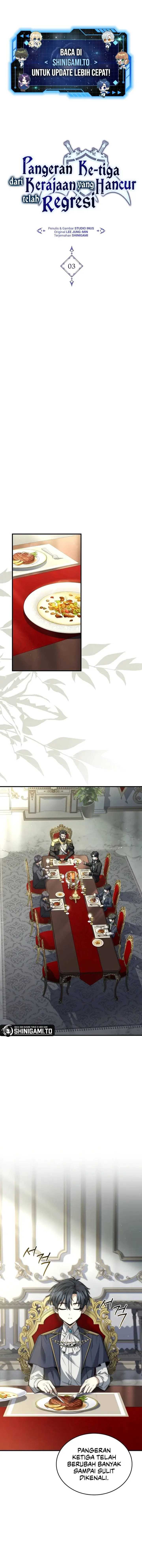 Baca The Third Prince Of The Fallen Kingdom has Regressed - Chapter 3 halaman 1