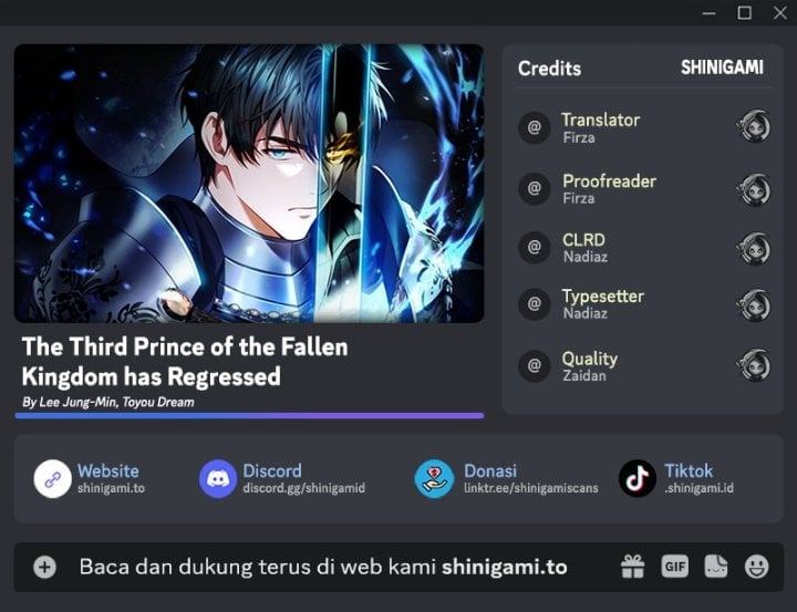 Baca The Third Prince Of The Fallen Kingdom has Regressed - Chapter 70 halaman 1