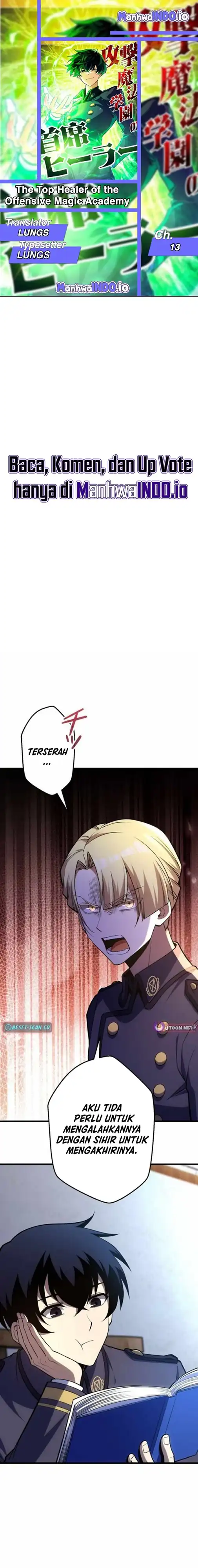 Baca The Top Healer of the Offensive Magic Academy - Chapter 13 halaman 1