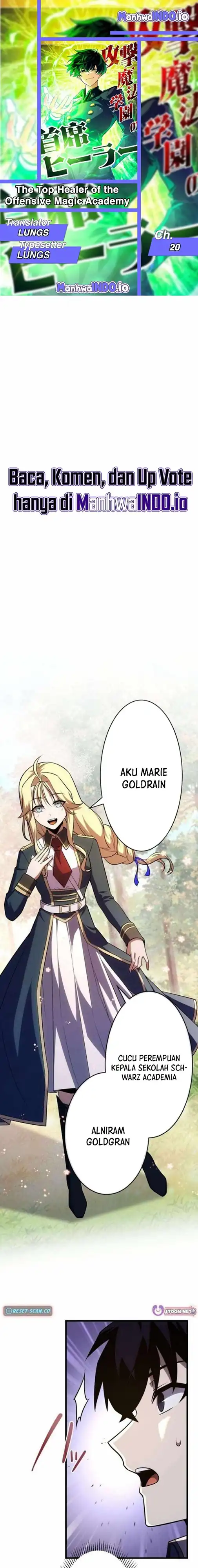 Baca The Top Healer of the Offensive Magic Academy - Chapter 20 halaman 1