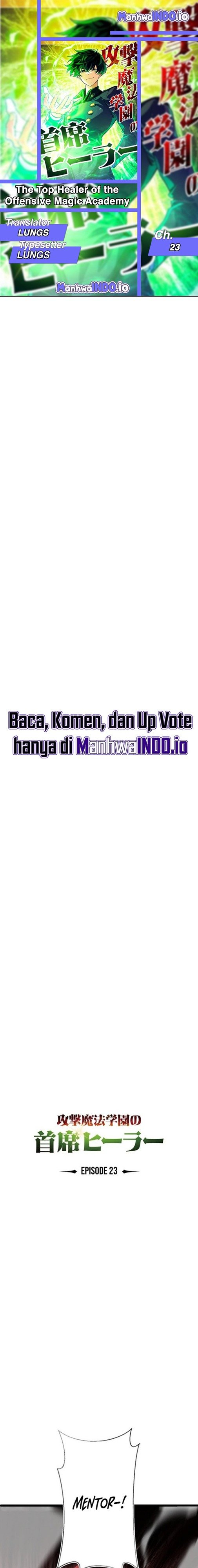 Baca The Top Healer of the Offensive Magic Academy - Chapter 23 halaman 1