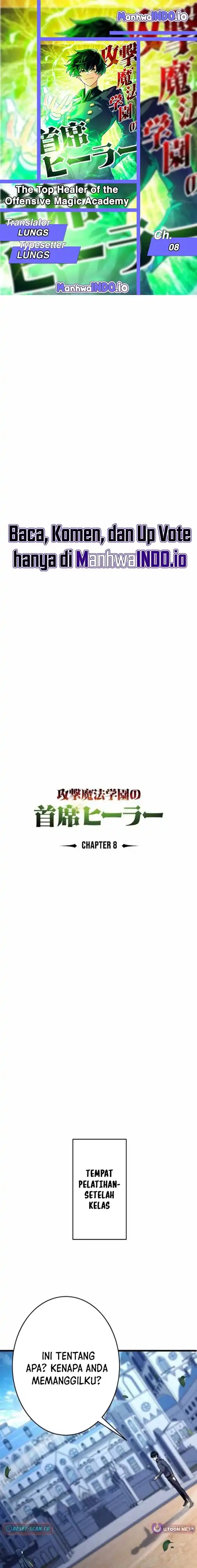 Baca The Top Healer of the Offensive Magic Academy - Chapter 8 halaman 1