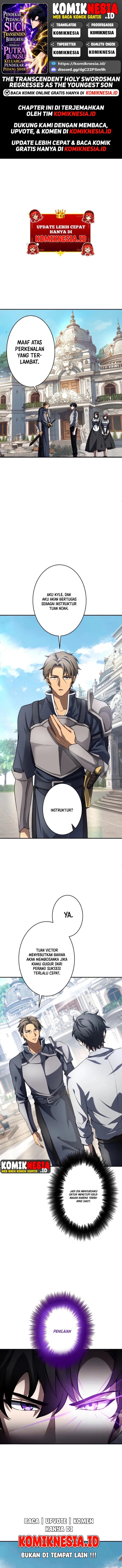 Baca The Transcendent Holy Swordsman Regresses as the Youngest Son of a Magic Swordsman Family - Chapter 4 halaman 1