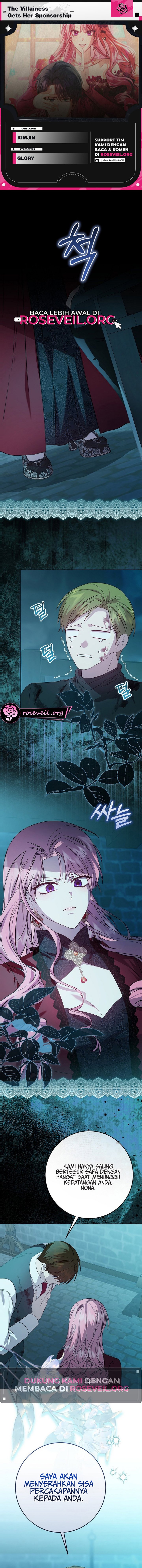 The Villainess Gets Her Sponsorship Chapter 13 - Page 1