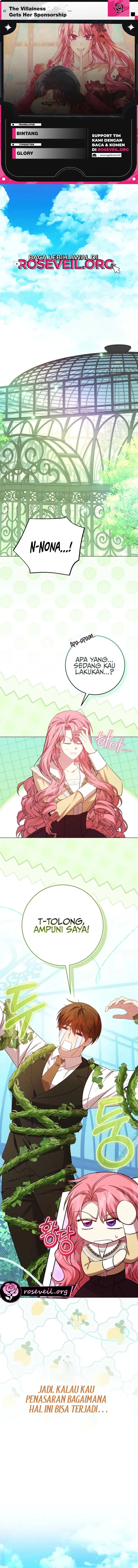 The Villainess Gets Her Sponsorship Chapter 23 - Page 1