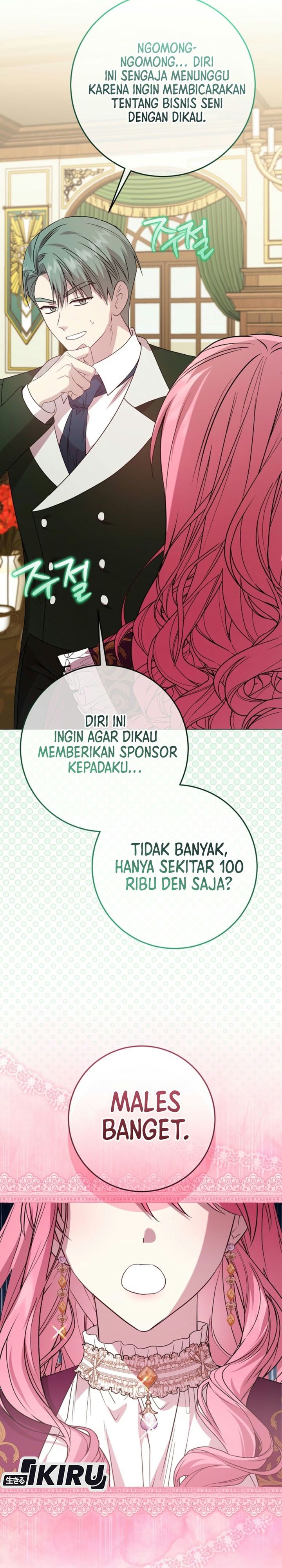 Baca The Villainess Gets Her Sponsorship Chapter 3 Bahasa Indonesia page 90