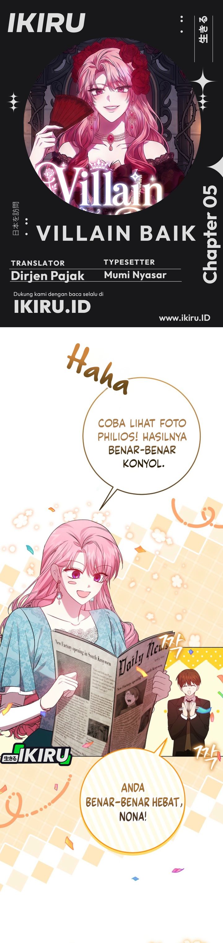 Baca The Villainess Gets Her Sponsorship Chapter 5 Bahasa Indonesia page 6