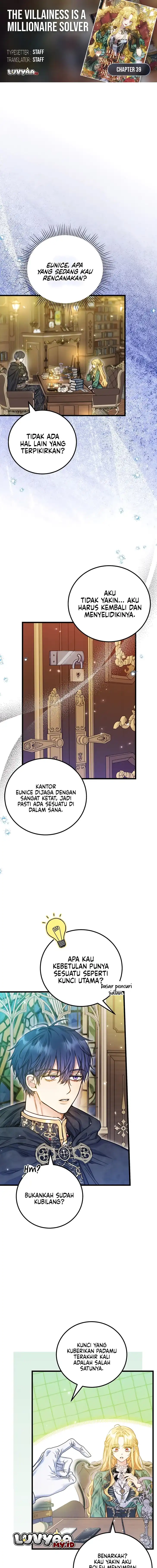 The Villainess is a Millionaire Solver Chapter 39 - Page 1