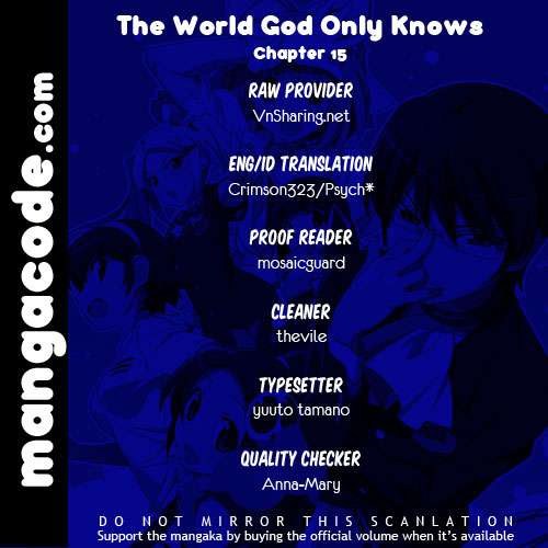 Baca The World God Only Knows - Chapter 15 halaman 1