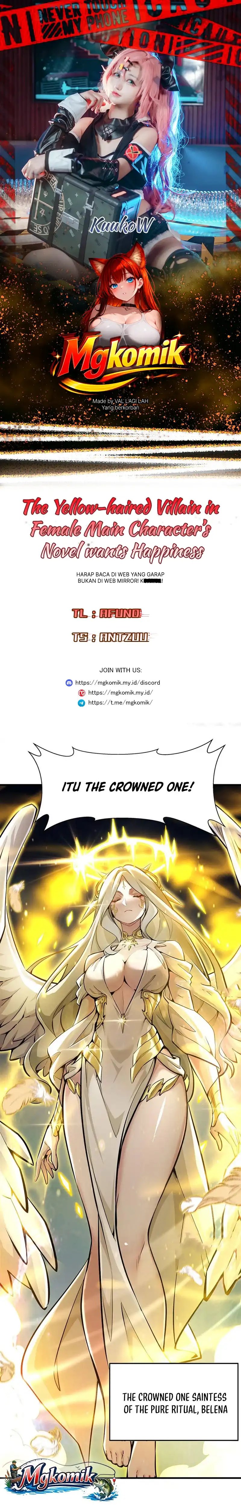 Baca The Yellow-haired Villain in Female Main Character's Novel wants Happiness - Chapter 66 halaman 1