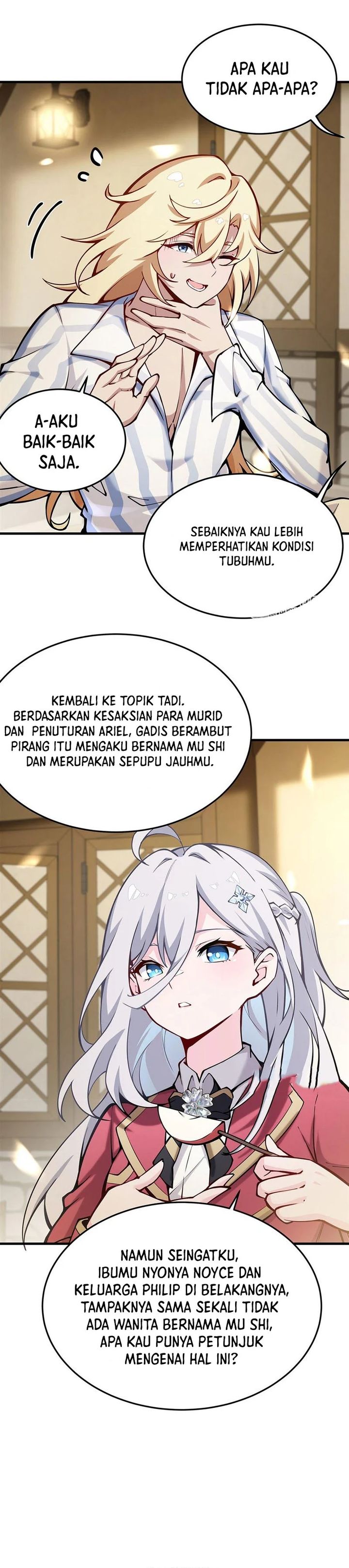 The Yellow-haired Villain in Female Main Character's Novel wants Happiness chapter 74 halaman 9